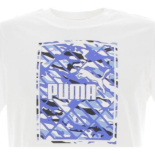 Vêtements Homme T-shirts manches courtes Puma Fd grafs camo box tee Blanc