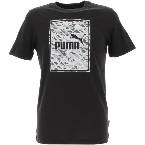 Vêtements Homme T-shirts manches courtes Puma Fd grafs camo box tee Noir