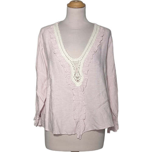 Vêtements Femme Tops / Blouses Zara blouse  36 - T1 - S Rose Rose