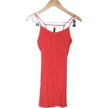 robe courte h&m  robe courte  36 - t1 - s rouge 