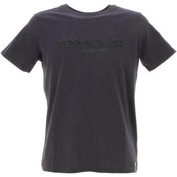 Vêtements Garçon T-shirts manches courtes Teddy Smith Tclap mc jr Bleu marine