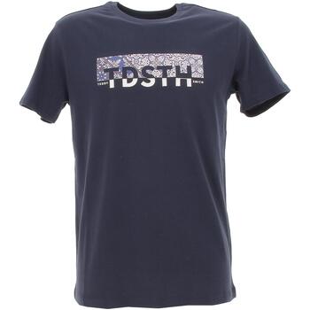 Vêtements Homme T-shirts manches courtes Teddy Smith T-ezio 2 mc Bleu marine