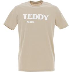 Vêtements Homme T-shirts Jacket manches courtes Teddy Smith T-finn mc Beige
