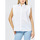 Vêtements Femme Chemises / Chemisiers BOSS Blouse Evya sans manches coupe décontractée Blanc