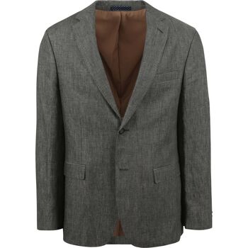 Vêtements Homme Vestes / Blazers Suitable Veste de Costume Lin Vert Vert