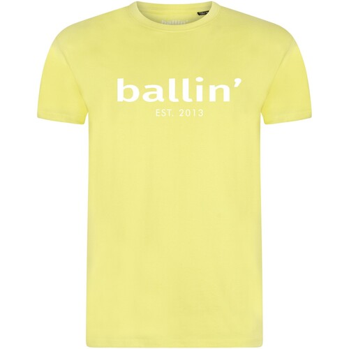 Vêtements Homme T-shirts manches courtes Ballin Est. 2013 Regular Fit Shirt Jaune