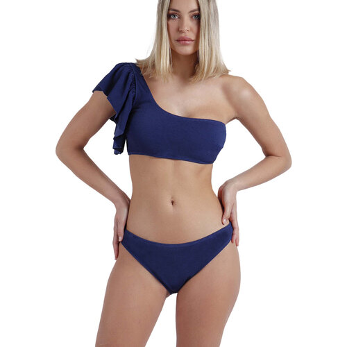 Vêtements Femme Maillots de bain 2 pièces Admas Ensemble deux pièces bikini asymétrique préformé à Bleu