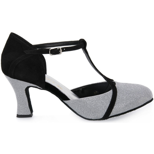 Chaussures Femme Multisport Top Dance TACCO 70 GLITTER ARGENTO Gris