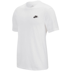 Vêtements Blueprint T-shirts & Polos Nike M NSW CLUB TEE Blanc