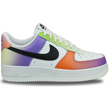 Chaussures Femme Baskets basses nasa Nike Air Force 1 Low '07 Multi-Color Gradient Blanc