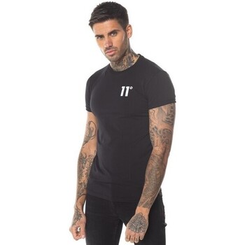 Vêtements Homme T-shirts manches courtes 11 Degrees  Noir