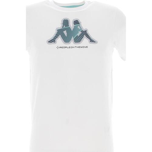 Vêtements Homme T-shirts manches courtes Kappa Ermy graphik Blanc