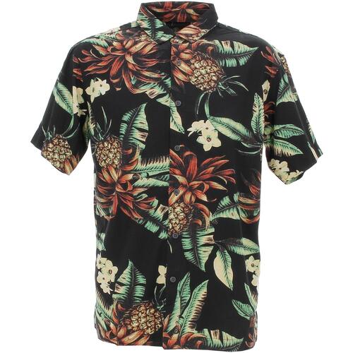 Vêtements Homme Chemises manches courtes Superdry Vintage hawaiian s/s shirt black Noir