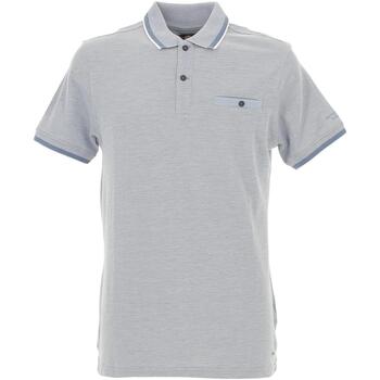 Vêtements Homme Canali cotton buttoned shirt Petrol Industries Men polo short sleeve Bleu