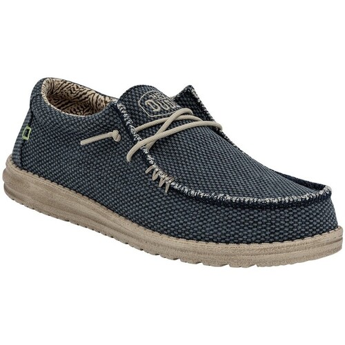 Chaussures Homme Mocassins HEY DUDE Wally Braided Marine