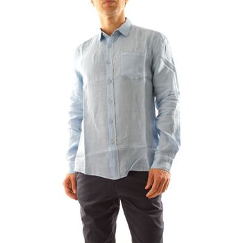 Vêtements Homme Chemises manches longues 40weft BRAIDEN 1337/1762-W2311 Bleu