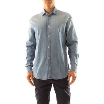 Vêtements Homme Chemises manches longues Dondup UC313R DS0259U-BE2 DU 800 Bleu