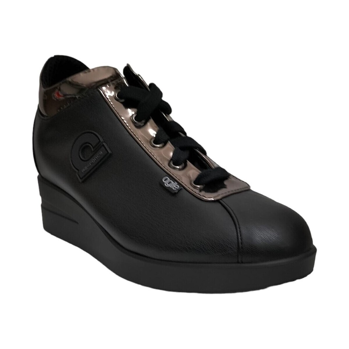 Chaussures Femme Baskets mode Rucoline JACKIEVERNICE-NERO-CANNADIFUCILE Noir