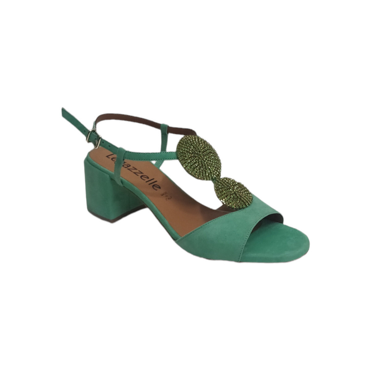 Chaussures Femme Sandales et Nu-pieds Legazzelle 522-VERDEACQUA Vert