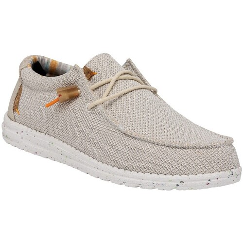 Chaussures Homme Mocassins HEY DUDE Wally Eco Stretch Blanc