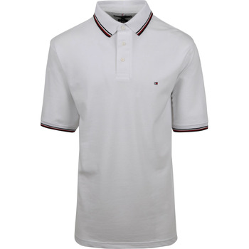 Vêtements Homme T-shirts & Polos Tommy Hilfiger Polo Big And Tall Blanche Blanc