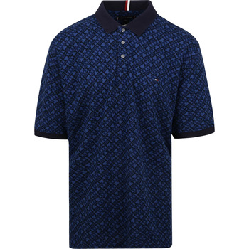 Vêtements Homme T-shirts & Polos Tommy Hilfiger Polo Big And Tall Logo Marine Bleu