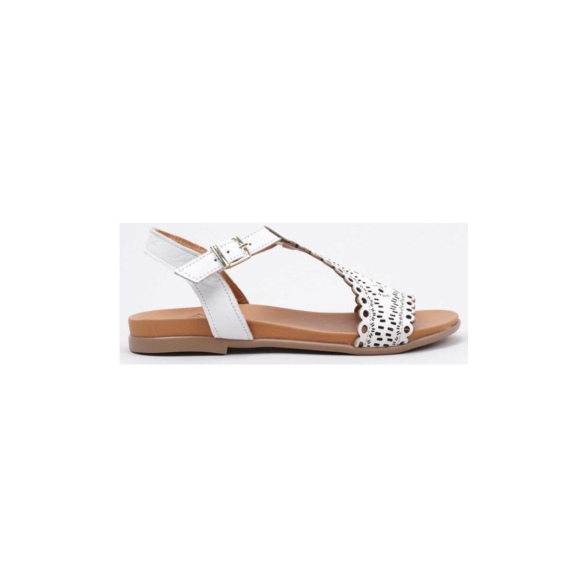 Chaussures Femme Sandales et Nu-pieds Top3 23496 Blanc