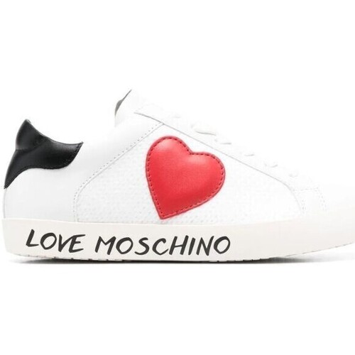Chaussures Femme Baskets mode Love Moschino JA15142G1G FREE LOVE Blanc