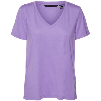 Vêtements Femme T-shirts manches courtes Vero Moda 10260455 Violet