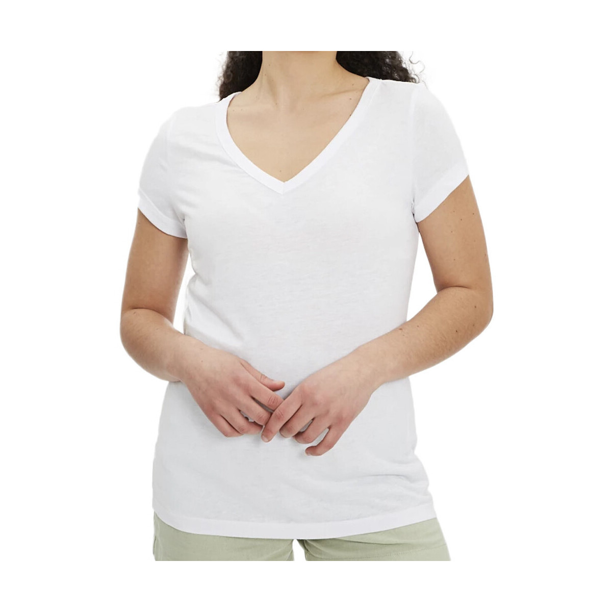 Vêtements Femme T-shirts & Polos Only 15292468 Blanc