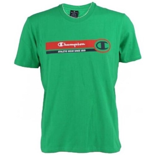 Vêtements Homme T-shirts Hooded manches courtes Champion Crewneck Tshirt Vert