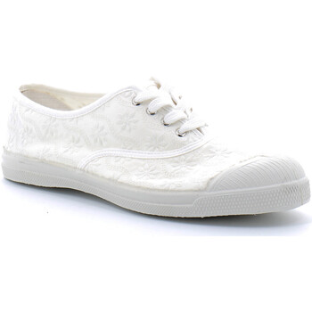 Chaussures Old Tennis Bensimon -  LACET BRODERIE Blanc