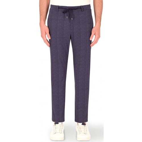Vêtements Homme Jeans Distretto12 Pantalon extensible York Albury Bleu