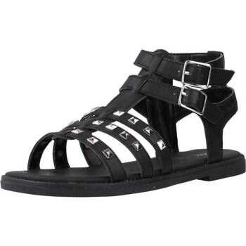 Chaussures Fille Sandales et Nu-pieds Geox J SANDAL KARLY GIRL Noir
