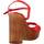 Chaussures Femme Sandales et Nu-pieds Pon´s Quintana 10425 000 Rouge