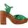 Chaussures Femme Sandales et Nu-pieds Pon´s Quintana 10425 000 Vert