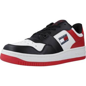 Chaussures Homme Baskets mode Tommy Jeans BASKET LEATHER Noir
