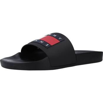 Chaussures Homme Tongs slides Tommy Jeans POOL SLIDE ESS Noir