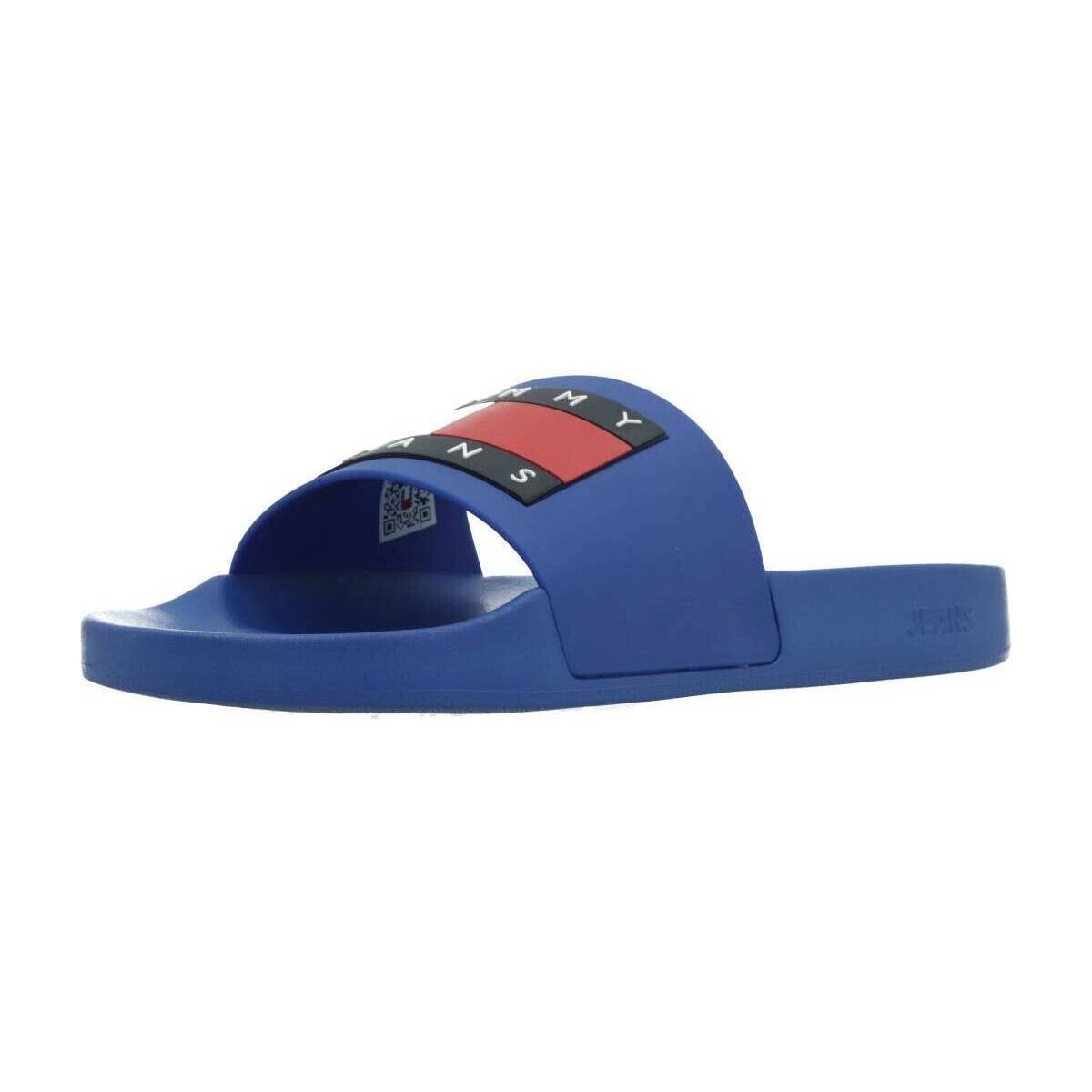 Chaussures Homme Tongs Tommy Jeans POOL SLIDE ESS Bleu