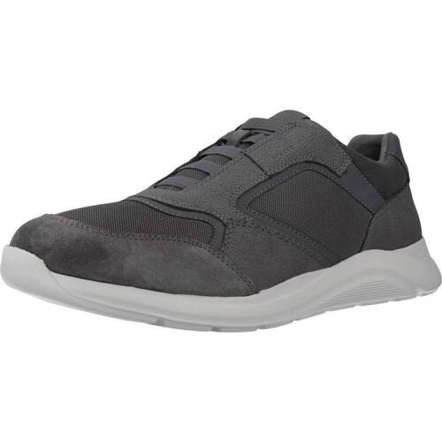 Chaussures Homme Baskets mode Geox U DAMIANO B Gris
