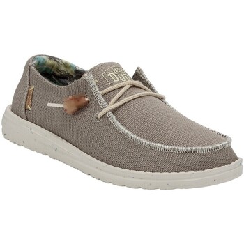 Chaussures Femme Mocassins Hey Dude Wendy Eco knit Marron