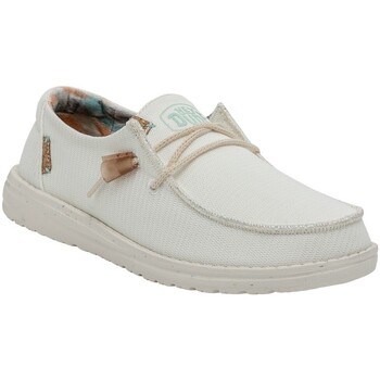Chaussures Femme Soutenons la formation des Hey Dude Wendy Eco knit Blanc