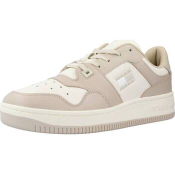 Chaussures Homme Baskets mode Tommy Jeans BASKET LEATHER Beige