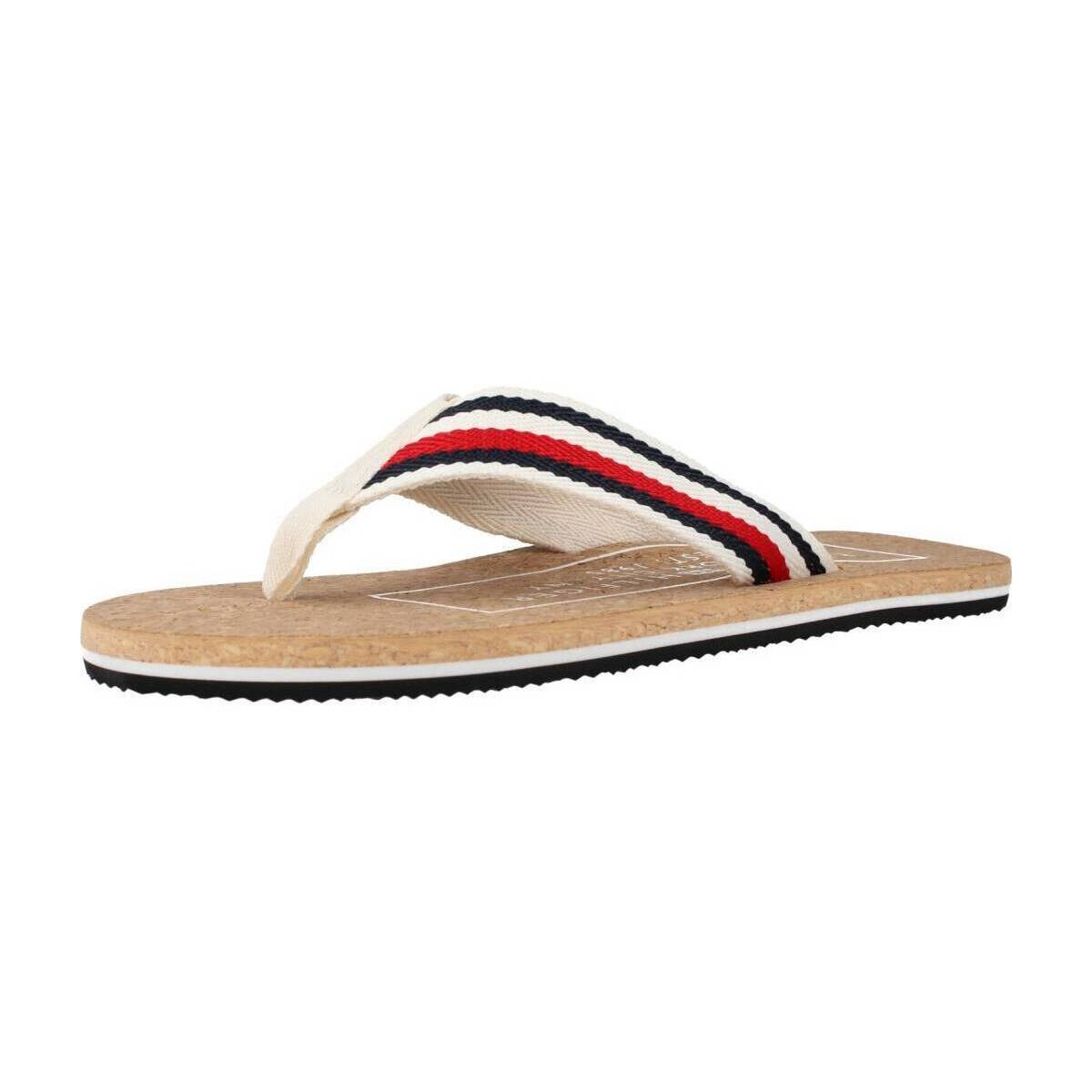 Chaussures Homme Tongs Tommy Hilfiger CORK BEACH SANDAL Blanc
