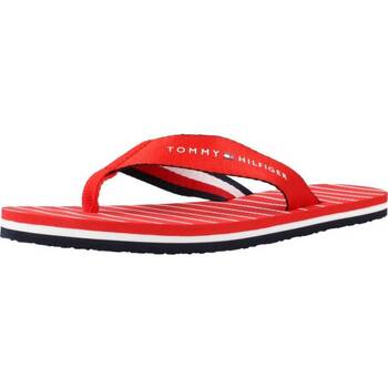 Chaussures Femme Tongs Tommy Hilfiger ESSENTIAL ROPE SAN Rouge
