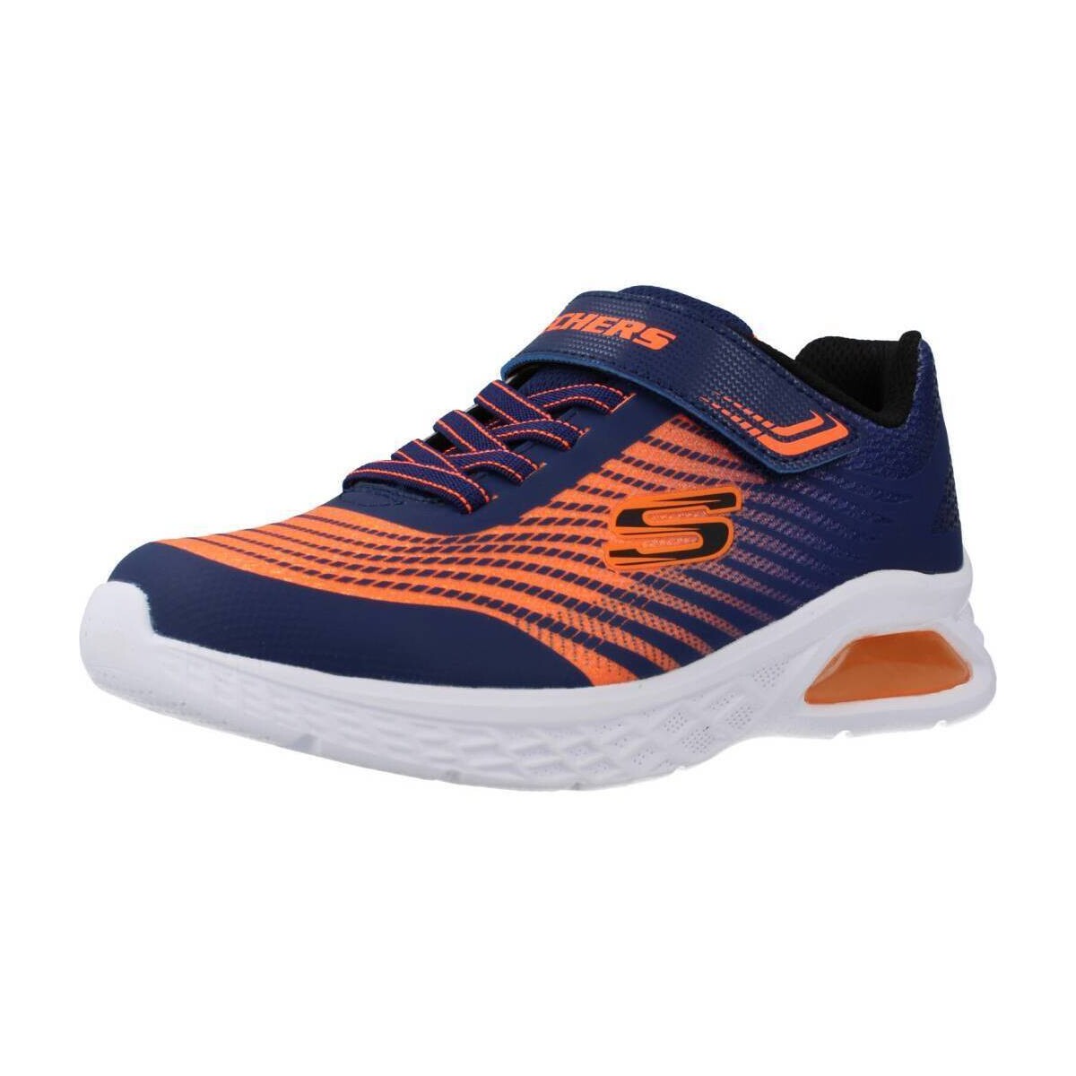 Chaussures Garçon Baskets basses Skechers MICROSPEC Bleu