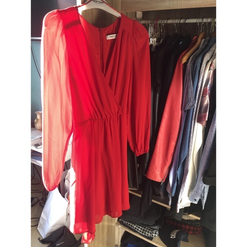Vêtements Femme Robes courtes Naf Naf Robe fluide Rouge