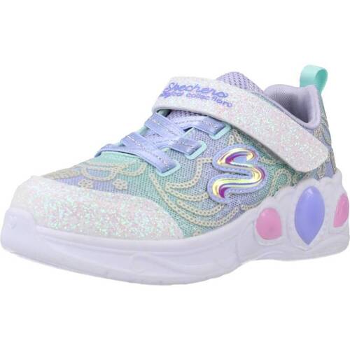 Chaussures Fille Baskets basses Skechers Mens PRINCESS WISHES Multicolore