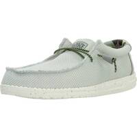 Chaussures Homme Polo Ralph Lauren Hey Dude WALLY SOX TRIPLE NEEDLE Gris