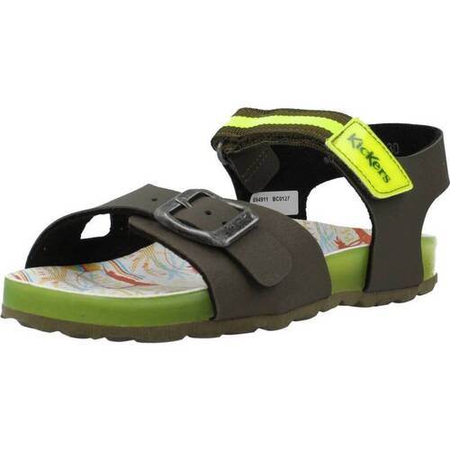 Chaussures Garçon Sandales et Nu-pieds Kickers SOSTREET Vert